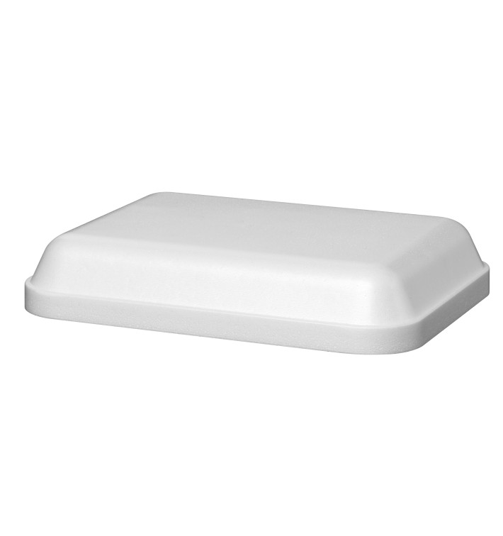 Deckel für Styroporschale weiß 740ml (200 Stück) Deckel für Styroporschale weiß 740ml (200 Stück)
