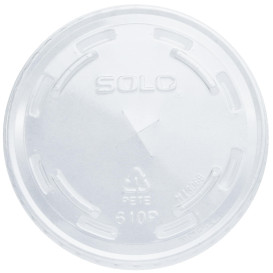 Deckel mit Loch für Becher PET Solo Ultra Clear 9Oz groß et 10Oz  (1000 Stück)