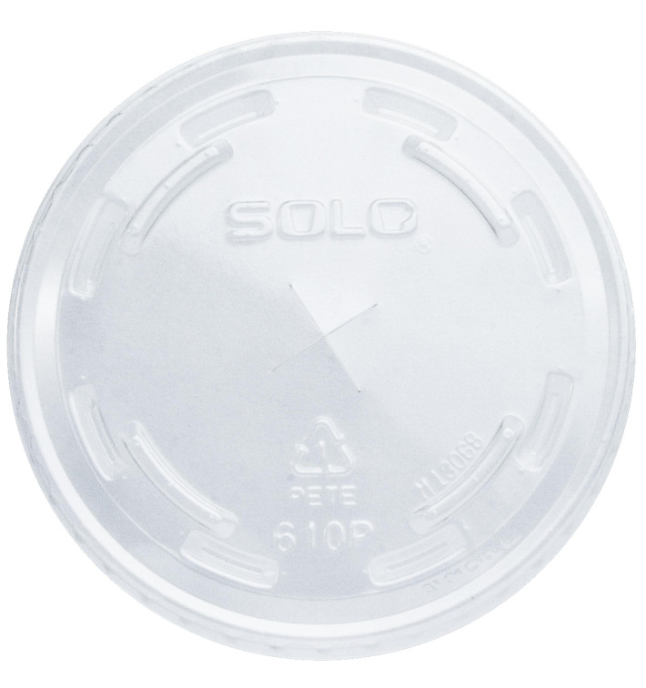 Deckel mit Loch für Becher PET Solo Ultra Clear 9Oz groß et 10Oz (1000 Stück) Deckel mit Loch für Becher PET Solo Ultra Clear 9Oz groß et 10Oz (1000 Stück)