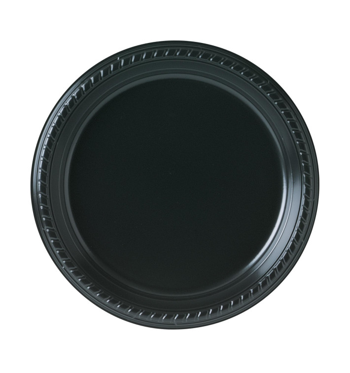 Plastikteller Party PS Flach Schwarz Ø230mm (25 Stück) Plastikteller Party PS Flach Schwarz Ø230mm (25 Stück)