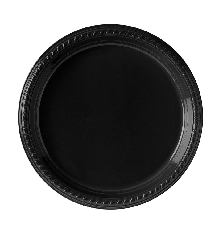 Plastikteller Party PS Flach Schwarz Ø260mm (25 Stück) Plastikteller Party PS Flach Schwarz Ø260mm (25 Stück)