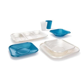 Plastikbecher PP "X-Table" Perle 320ml (8 Stück)