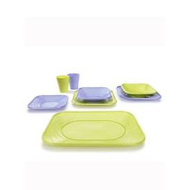 Wiederverwendbarer Unzerbrechlicher Becher PP X-Table Lime 320ml (8 Stück)