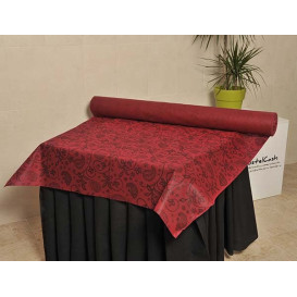Tischläufer Novotex Bordeaux mit  "Paisley" 1,2x48m 50g (1 Stück)
