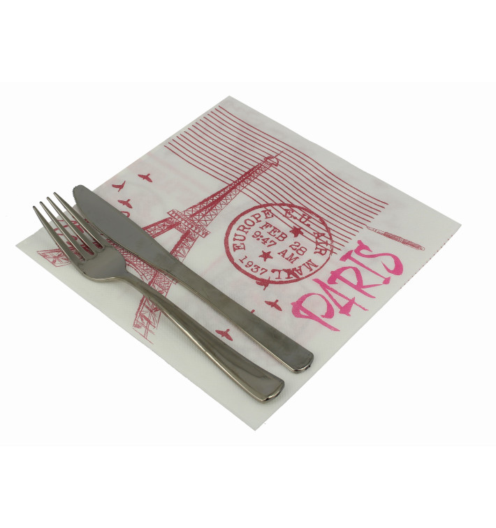 Papierservietten "Paris" 2-lagig 40x40cm (50 Stück) Papierservietten "Paris" 2-lagig 40x40cm (50 Stück)