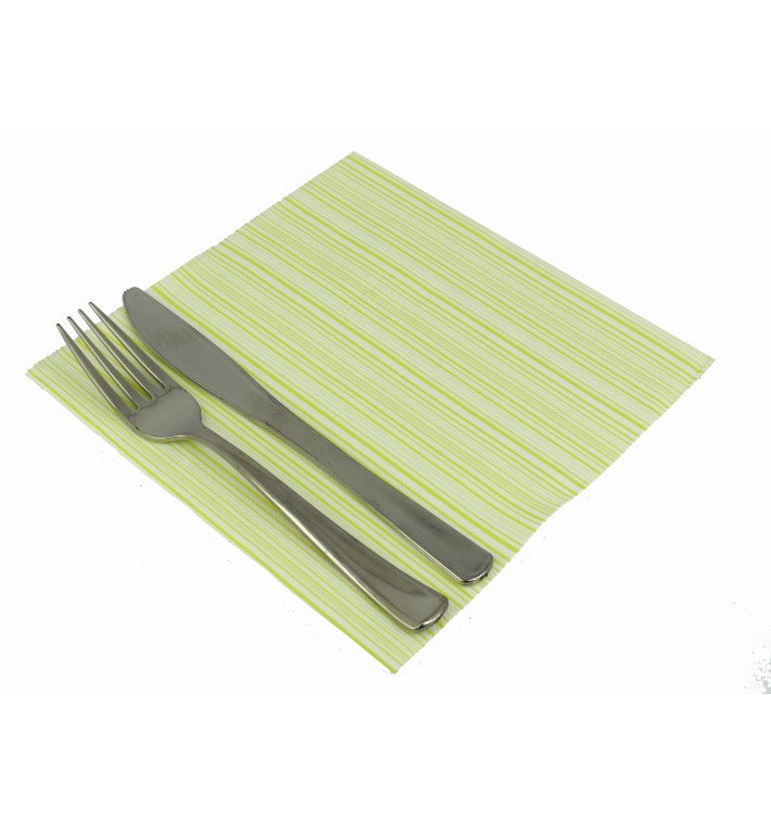 Servietten Airlaid "Basic" Pistazie 40x40cm (50 Einh.) Servietten Airlaid "Basic" Pistazie 40x40cm (50 Einh.)