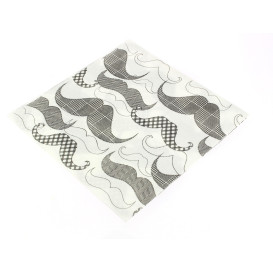 Servietten Airlaid "Schnurrbart" 40x40cm (600 Einh.)