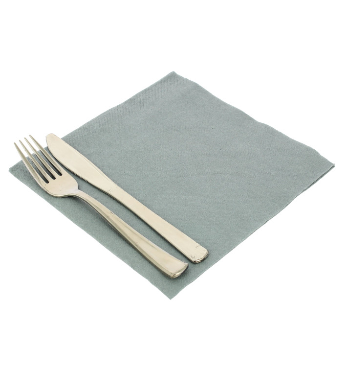 Papierservietten Grau 40x40cm 2-lagig (50 Stück) Papierservietten Grau 40x40cm 2-lagig (50 Stück)