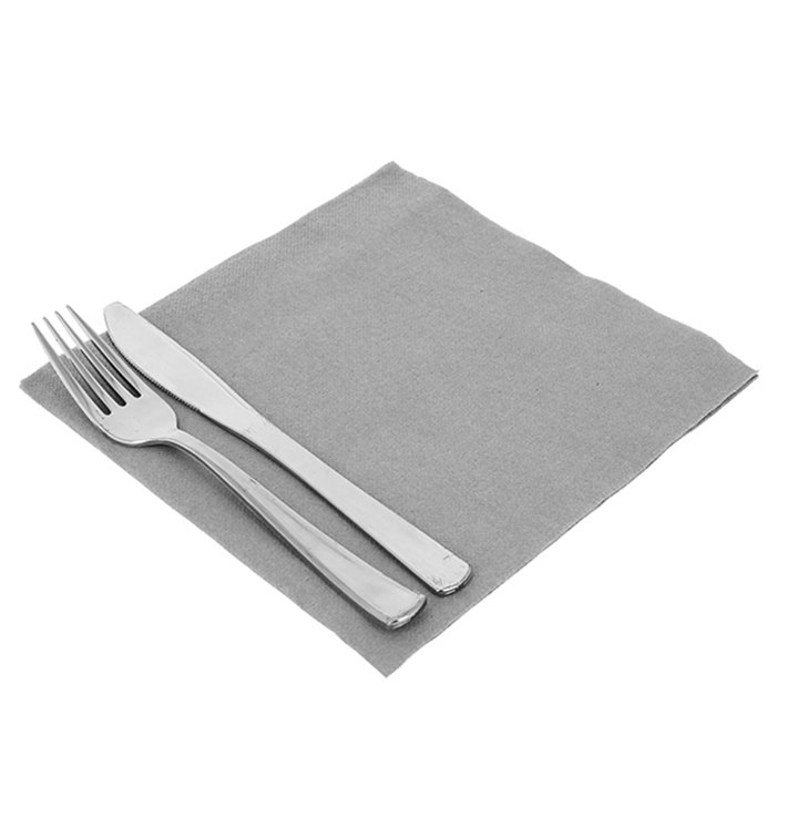 Servietten Airlaid Grau 40x40cm (50 Stück) Servietten Airlaid Grau 40x40cm (50 Stück)