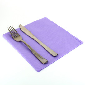 Servietten Airlaid Flieder 40x40cm (50 Stück)