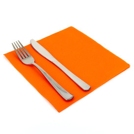 Servietten Airlaid Orange 40x40cm (50 Stück)