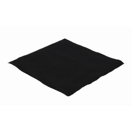 Papierservietten Schwarz 33x33cm 1-lagig (70 Stück)
