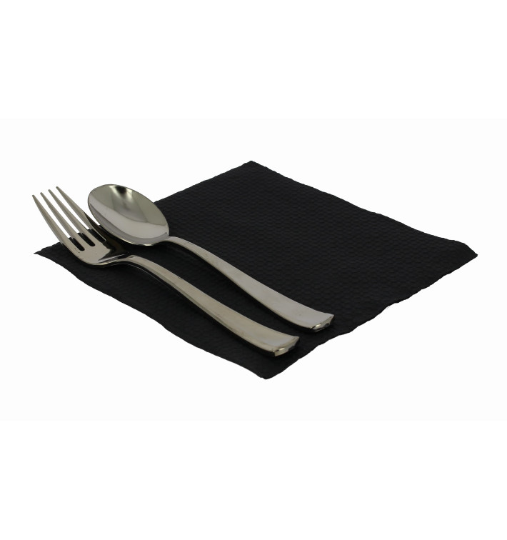 Papierservietten Schwarz 33x33cm 1-lagig (70 Stück) Papierservietten Schwarz 33x33cm 1-lagig (70 Stück)
