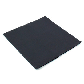 Papierservietten Schwarz 2L punktgestanzt 33x33cm (50 Stück)