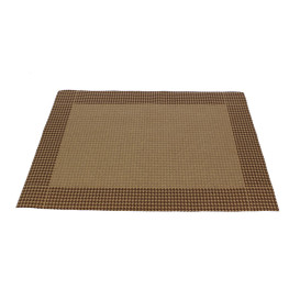 Tischsets Papier 30x40cm Kraft "Hahnentrittmuster" 50g (2500 Stück)
