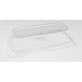 PlastikDeckel für Verpackung Zuckerrohr 24x11cm (50 Stück)