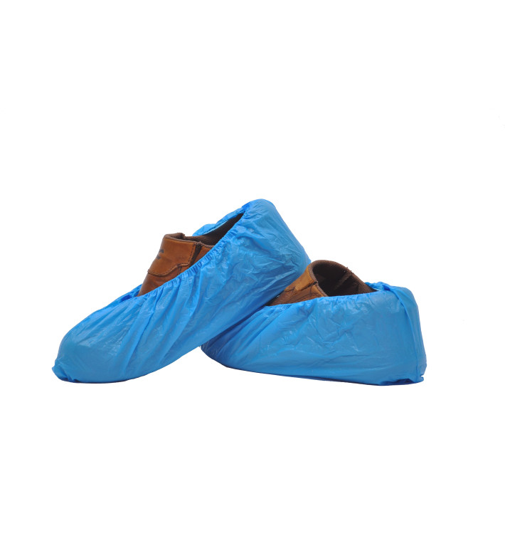 Überschuhe Polyetylen CPE 40My Blau (1000 Stück) Überschuhe Polyetylen CPE 40My Blau (1000 Stück)