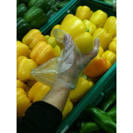 Handschuhe Polyethylen Grad Transparent auf Block (100 Stück)