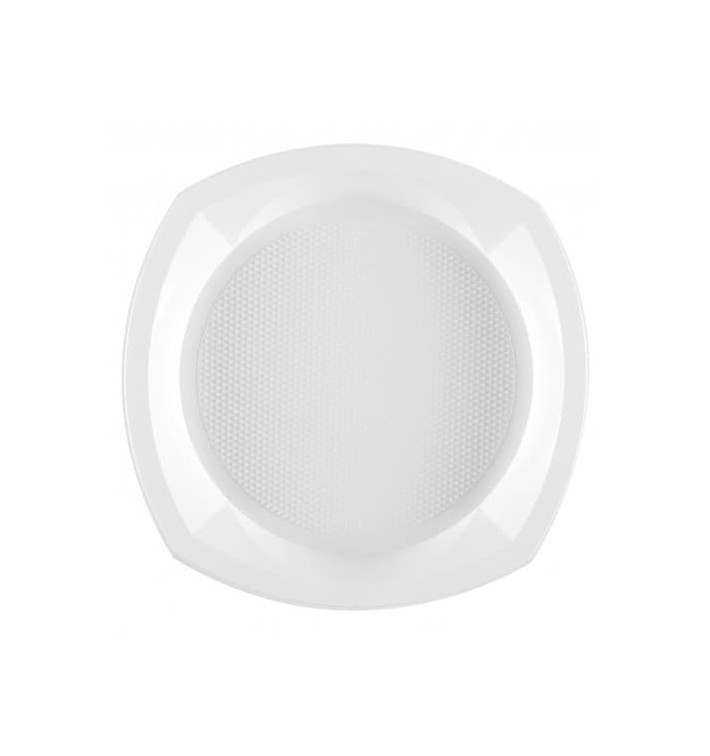 Plastikteller PS flach Weiß 230x230mm 1C (100 Stück) Plastikteller PS flach Weiß 230x230mm 1C (100 Stück)