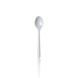 Kleiner Plastiklöffel "Premium" weiß 130mm (50 Stück)
