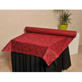 Tischläufer Novotex Bordeaux mit  "Paisley" 1,2x48m 50g (1 Stück)