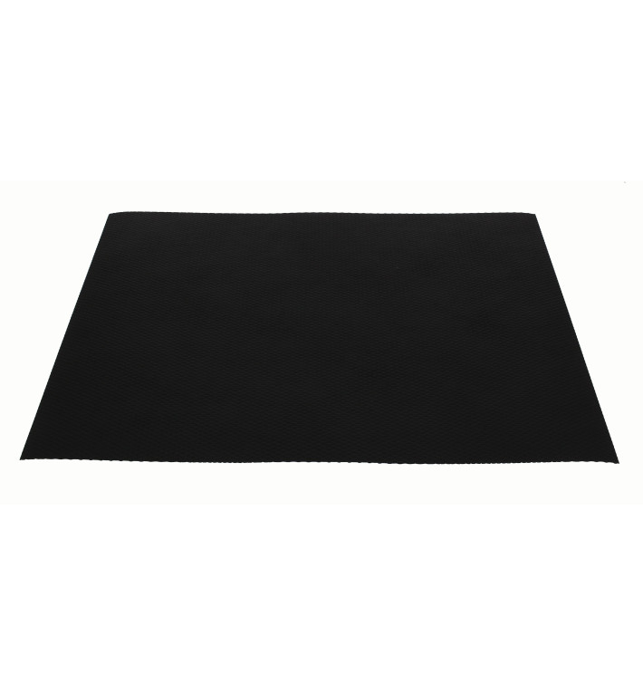 Tischsets Wiederverwendbar "Novotex" Schwarz 30x40cm 250g (200 Stück) Tischsets Wiederverwendbar "Novotex" Schwarz 30x40cm 250g (200 Stück)