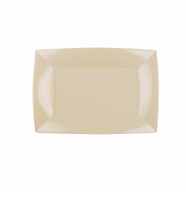 Plastiktablett Creme Nice PP 280x190mm (12 Stück) Plastiktablett Creme Nice PP 280x190mm (12 Stück)