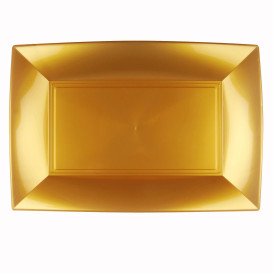 Plastiktablett Gold Nice PP 345x230mm (6 Stück)