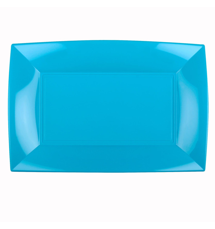 Plastiktablett Türkis Nice PP 345x230mm (30 Stück) Plastiktablett Türkis Nice PP 345x230mm (30 Stück)