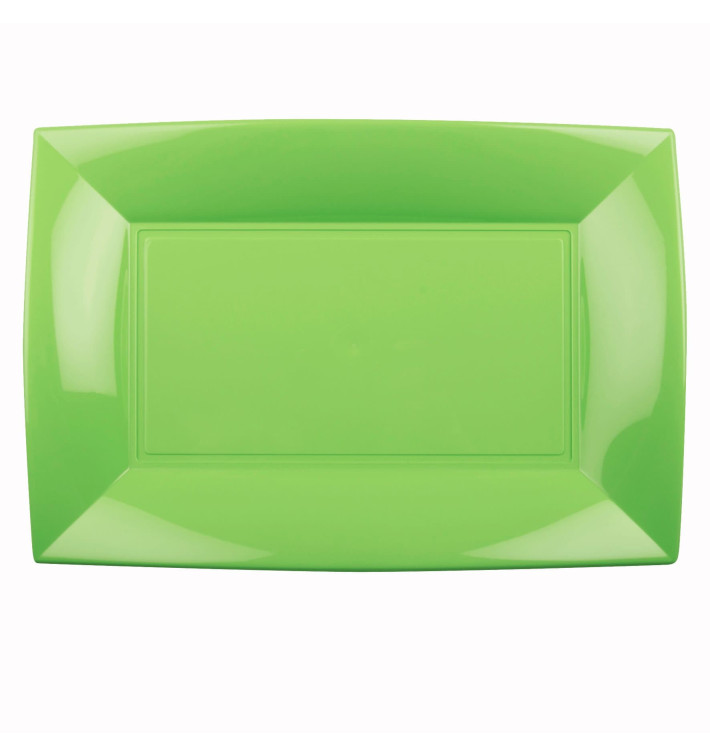Plastiktablett Grasgrün Nice PP 345x230mm (6 Stück) Plastiktablett Grasgrün Nice PP 345x230mm (6 Stück)