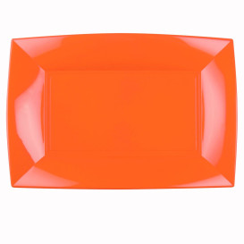 Plastiktablett Orange Nice PP 345x230mm (6 Stück)