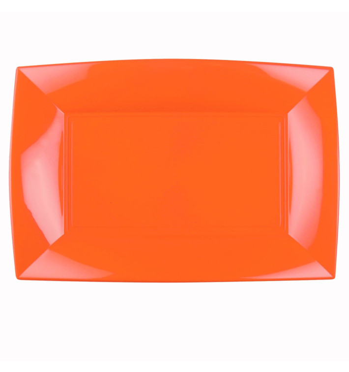 Plastiktablett Orange Nice PP 345x230mm (6 Stück) Plastiktablett Orange Nice PP 345x230mm (6 Stück)
