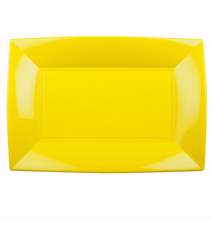 Plastiktablett Gelb Nice PP 345x230mm (30 Stück) Plastiktablett Gelb Nice PP 345x230mm (30 Stück)