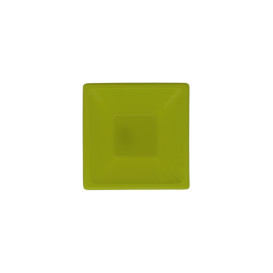 Viereckige Plastikschale Pistazie 120x120x40mm (12 Stück)