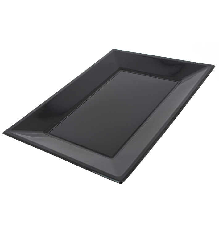 Bandeja de Plastico Negro 330x225mm (3 Uds) Bandeja de Plastico Negro 330x225mm (3 Uds)