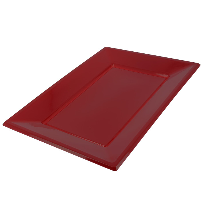 Plastiktablett Bourdeaux 330x225mm (25 Stück) Plastiktablett Bourdeaux 330x225mm (25 Stück)