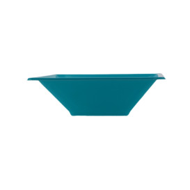 Viereckige Plastikschale Türkis 12x12cm (1500 Stück)