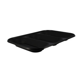 Plastiktablett PP "X-Table" 3C Schwarz 330x230mm (2 Stück)