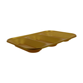 Plastiktablett PP "X-Table" Gold 3C 330x230mm (30 Stück)