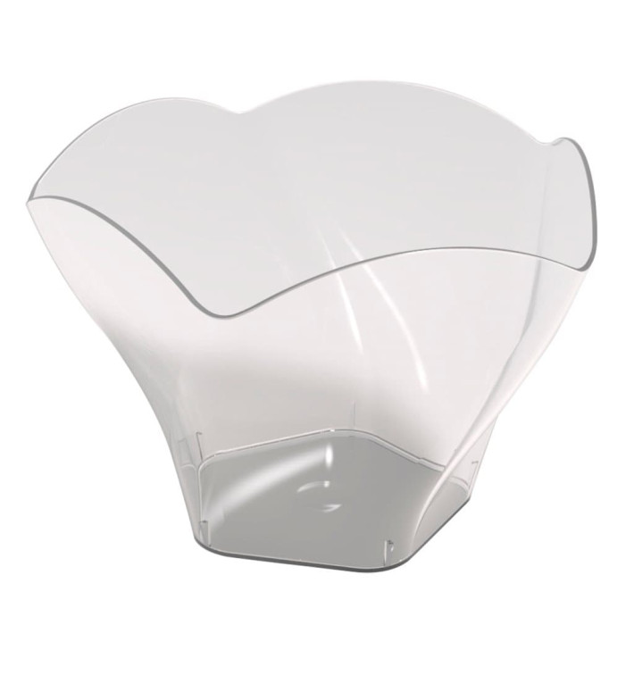 Plastikschüssel Rose Transparent 90 ml (500 Stück) Plastikschüssel Rose Transparent 90 ml (500 Stück)