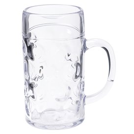 Maßkrug für Bier Transp. Ø105mm 1000ml (6 Stück)