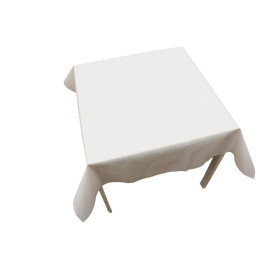 Tischdecke Novotex  Polypropylen Weiß 120x120cm (150 Stück)