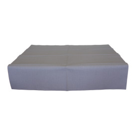 Papiertischdecke Grau 1x1 Meter 40g (400 Stück)