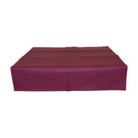 Papiertischdecke geschnitten bourdeaux 1x1m 40g (400 Stück)