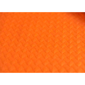 Papiertischdecke Orange 1x1 Meter 40g (400 Stück)