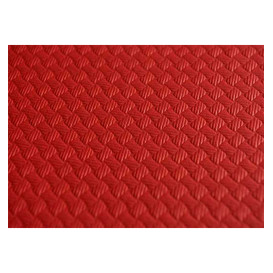 Papiertischdecke Rot 1x1 Meter 40g (400 Stück)