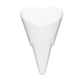 Plastikkegeln Love 50ml mit Ständer 180x260mm (5 Sets)