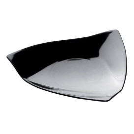 Plastikteller "Vela" Schwarz 8,5x8,5 cm (500 Stück)