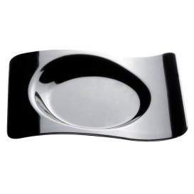 Plastikteller "Forma" Schwarz  8x6,6 cm (50 Stück)