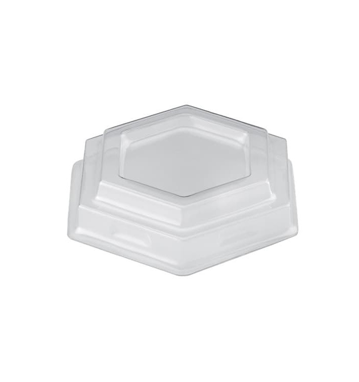 Deckel für Becher "Gardenia" Transp. PET 100 ml (25 Stück) Deckel für Becher "Gardenia" Transp. PET 100 ml (25 Stück)